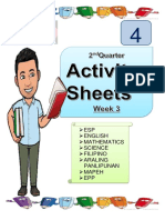 Grade 4 Activity Sheets - WEEK 3
