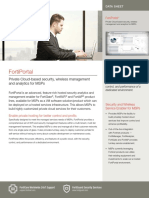 Fortiportal: Private Cloud-Based Security, Wireless Management and Analytics For Msps