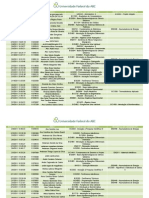 Cancelamentos de Disciplinas