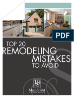 Top20 Remodeling Mistakes To Avoid Brochure FINAL