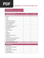 Cost Benefit Analysis 03