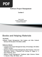 Software Project Management: Aamir Anwar Lecturer Computer Science SZABIST, Islamabad