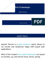 Web Technologies: Apache Tomcat