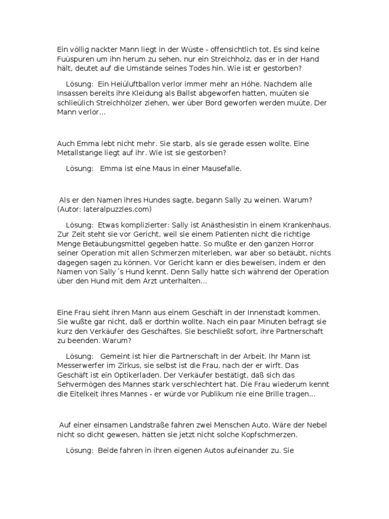 Lateral Rätsel | PDF