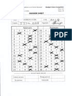 Ijso 2018 MCQ A