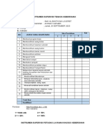 Instrumen Supervisi Tenaga Kebersihan