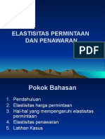 Elastisitas Permintaan Dan Penawaran