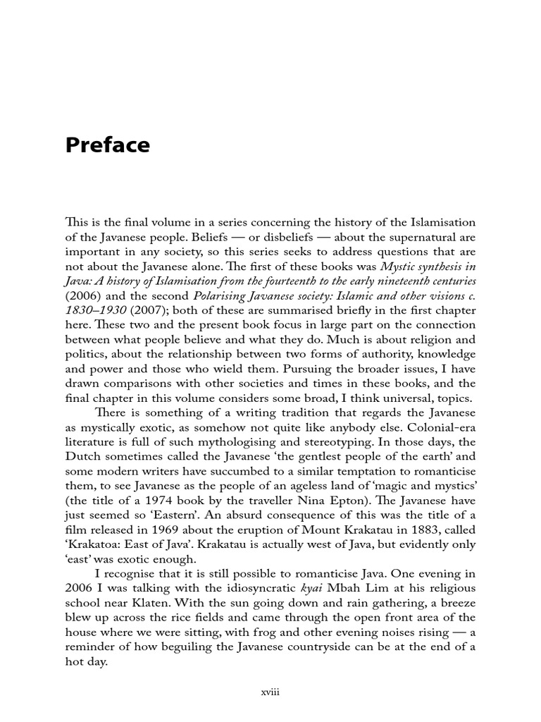 Preface PDF Java Sufism