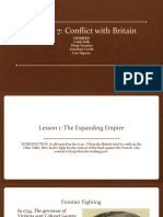 Chapter 7: Conflict With Britain: Members: Caleb Tully Diego Llorente Jonathan Carela Luis Figuera