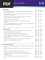 Questionnaire - OSH