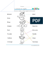 colores inglés