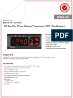 RS Pro Thermostat Controls Cooling, Heating, Defrost with NTC Sensor