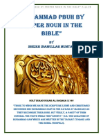 Muhammad Pbuh by Proper Noun in The Bible (Inamullah Mumtaz)