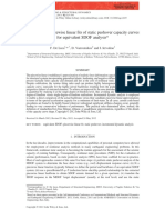 Near-Optimal Piecewise Linear Fits of Static Pushover Capacity Curves For Equivalent SDOF Analysis