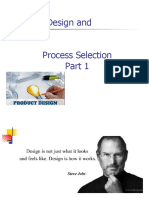 Product Design and Process Selection