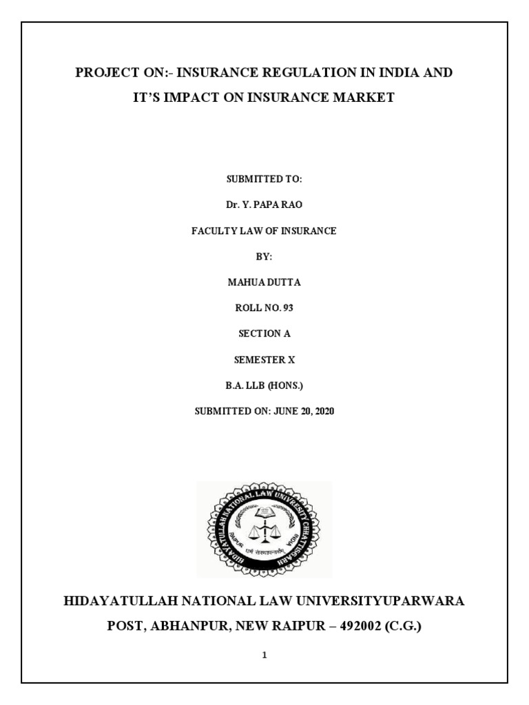 Law of Insurance | PDF | Financial Services | Economies