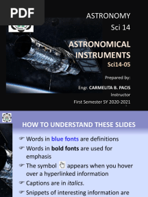 Sci14-05 Astronomical Instruments