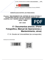 17-Documentos Anexos. (Panel Fotográfico, Manual de Operaciones y Mantenimiento, Otros)