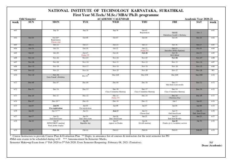 PG Academic Calendar, 2020-21 | PDF | Academic Term | Educational