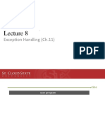 Lecture 8 - Exception Handling