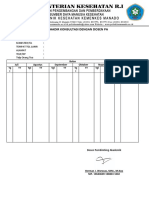 Daftar Hadir Konsultasi Dengan Dosen Pa