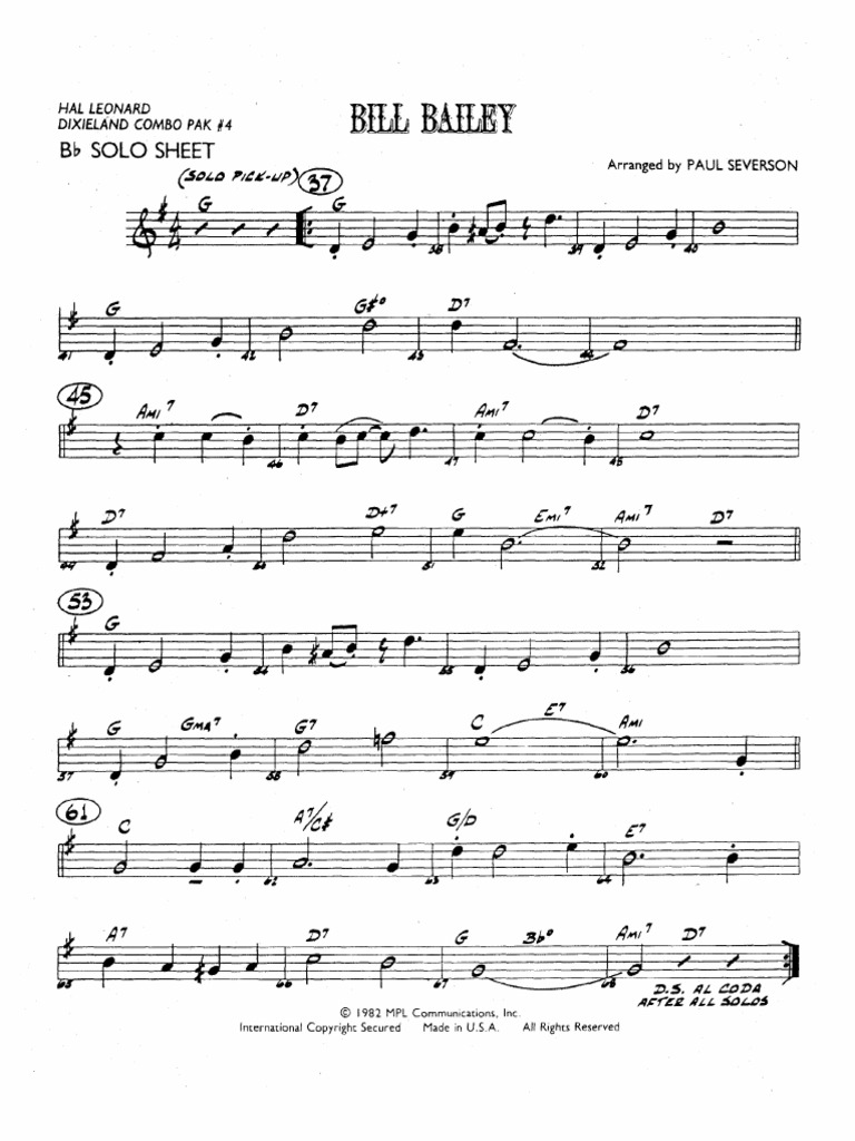 Bill Bailey - Paul Severson | PDF