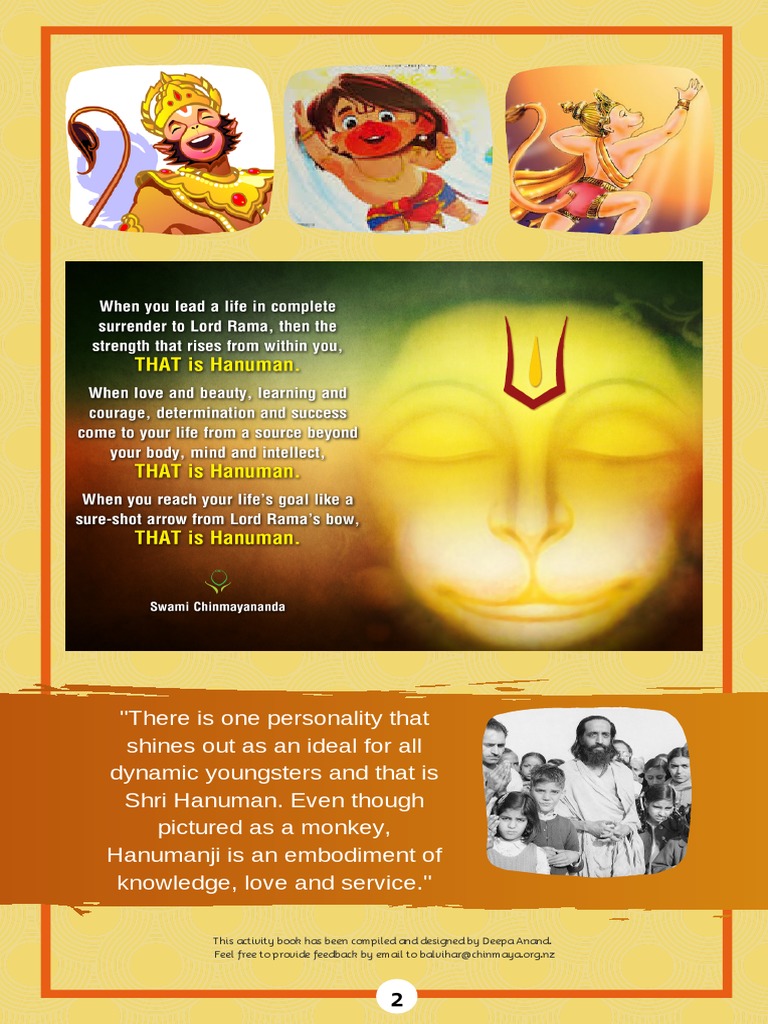 Hanuman Activity Book for Youth | PDF | Indian Religions | Sikhism