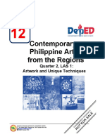 Contemporary Philippine Arts From The Regions: Quarter 2, LAS 1: Artwork and Unique Techniques