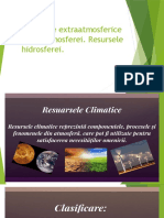 Resursele extraatmosferice și ale atmosferei