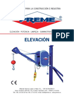 Elevación: Maquinaria para La Construcción E Industria