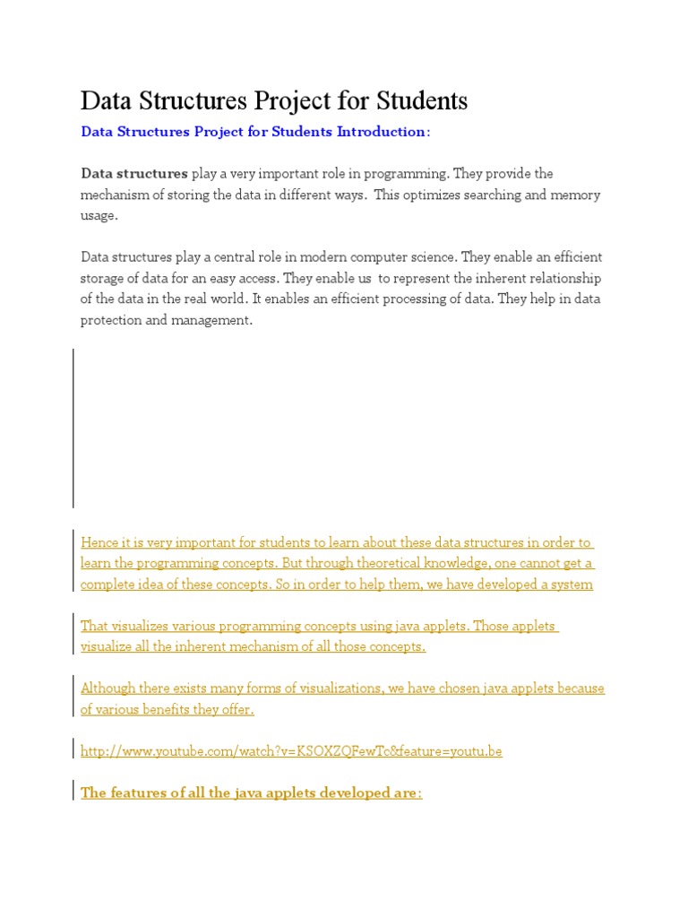 Data Structures Project For Students | PDF | Queue (Abstract Data Type ...