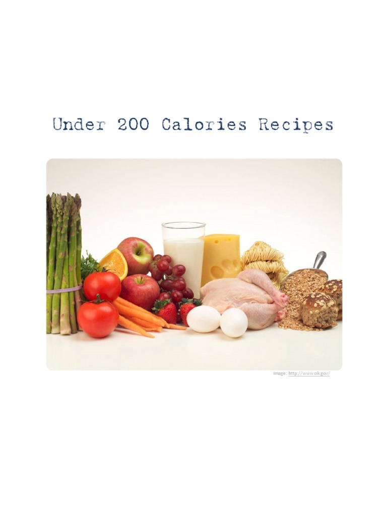200 Calories Recipes | PDF | Pasta | Tofu