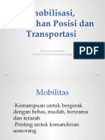 PRAKTIKUM K3 Imobilisasi, Perubahan Posisi Dan Transportasi