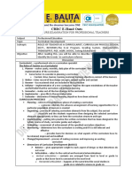 CBRC Hand Outs Curr Devt Curricularist Process Design Devt Reforms K To 12 TRENDS JES TAN and RIC FALDAS