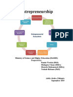 Entrepreneurship Module Final Word