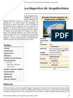 Escuela Técnica Superior de Arquitectura de Madrid - Wikipedia, La Enciclopedia Libre