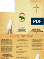 TRIPTICO DEL CANON CRISTIano
