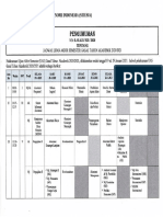 Jadwal Ujian Akhir Semester Gasal Tahun Akademik 2020-2021