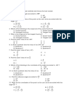 Quiz-Circular Functions