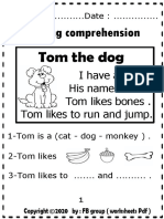 Reading 1 by Worksheets PDF FB Group