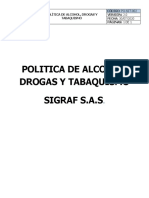 Política de Alcohol, Drogas y Tabaquismo (2)