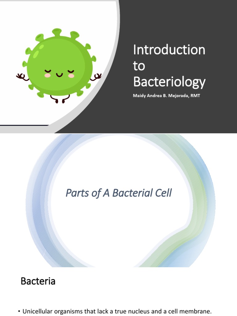 Introduction to Bacteriology Overview | PDF | Staining | Bacteria