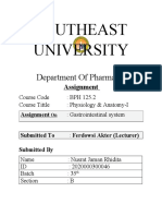 Southeast University: Department of Pharmacy