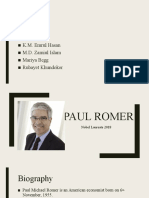 Paul Romer Overview 