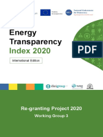 Energy Transparency Index 2020