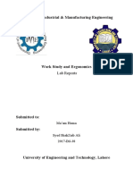 Department of Industrial & Manufacturing Engineering: Lab Reports