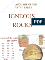 The Language of The Earth - Part I: Igneous Rocks