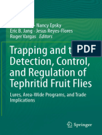 Trapping and The Detection, Control, and Regulation of Tephritid Fruit Flies