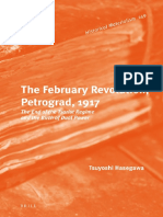 HASEGAWA - The February Revolution, Petrograd, 1917 - The End of The Tsarist Regime and The Birth of Dual Power