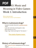 MUC-363: Music and Meaning in Video Games: Week 1: Introduction